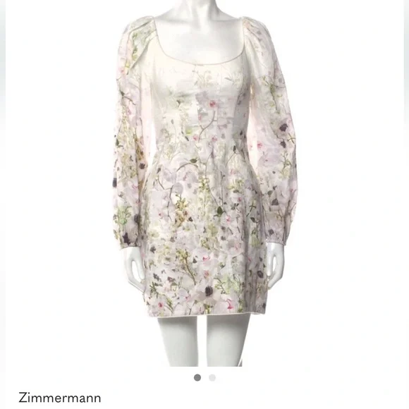 Zimmerman floral print dress. Size 1 in Zimmermann - Picture 3 of 4